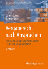 Vorderes Coverbild Vergaberecht nach Ansprüchen