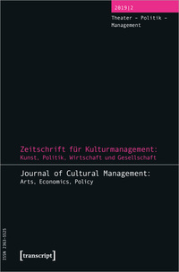 Vorderes Coverbild Zeitschrift für Kulturmanagement: Kunst, Politik, Wirtschaft und Gesellschaft