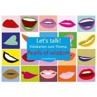 Vorderes Coverbild Let's Talk! Fotokarten "Pearls of wisdom" - Let's Talk! Flashcards "Pearls of wisdom"