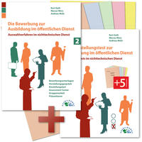Vorderes Coverbild Die Bewerbung und der Eignungstest / Einstellungstest zur Ausbildung im öffentlichen nichttechnischen Dienst