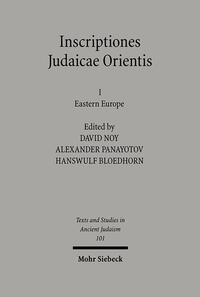 Vorderes Coverbild Inscriptiones Judaicae Orientis