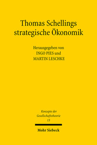Vorderes Coverbild Thomas Schellings strategische Ökonomik