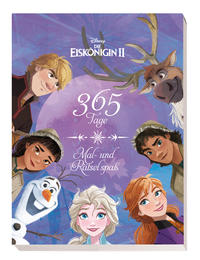 Vorderes Coverbild Disney Die Eiskönigin 2: 365 Tage Mal- und Rätselspaß