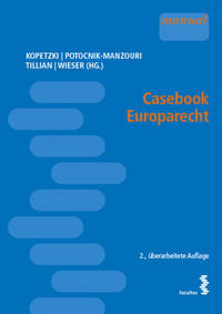 Vorderes Coverbild Casebook Europarecht