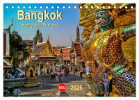 Vorderes Coverbild Bangkok - Königreich Thailand (Tischkalender 2026 DIN A5 quer), CALVENDO Monatskalender
