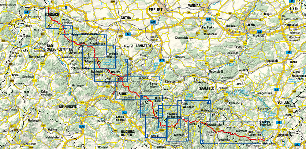 Rückseitencover Rennsteig