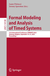 Vorderes Coverbild Formal Modeling and Analysis of Timed Systems