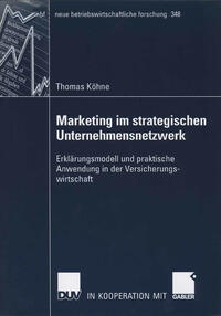 Vorderes Coverbild Marketing im strategischen Unternehmensnetzwerk