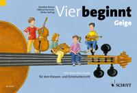 Vorderes Coverbild Vier beginnt