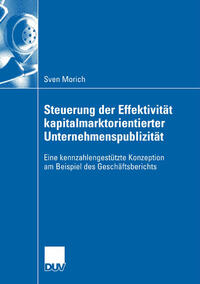 Vorderes Coverbild Steuerung der Effektivität kapitalmarktorientierter Unternehmenspublizität