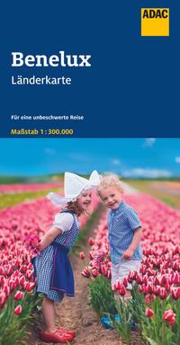 Vorderes Coverbild ADAC Länderkarte Benelux 1:300.000