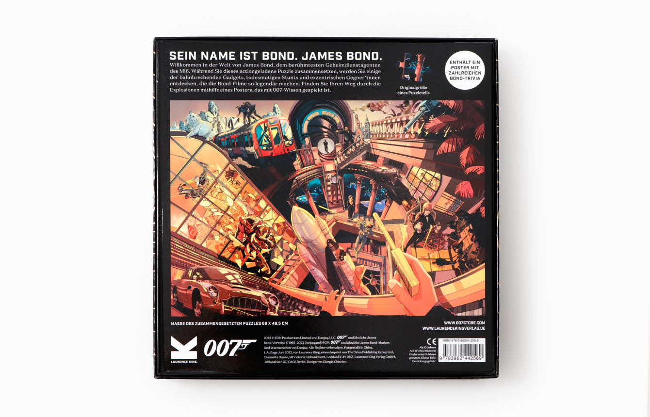 Rückseitencover Die Welt des James Bond