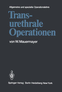 Vorderes Coverbild Transurethrale Operationen