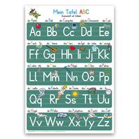 Vorderes Coverbild Mein Tafel-ABC in Druckschrift mit Artikeln