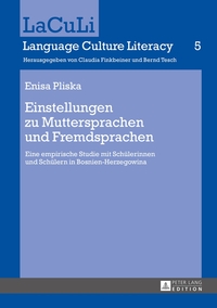 Vorderes Coverbild Einstellungen zu Muttersprachen und Fremdsprachen