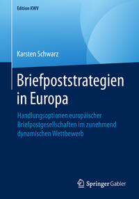 Vorderes Coverbild Briefpoststrategien in Europa