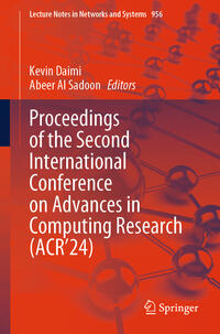 Vorderes Coverbild Proceedings of the Second International Conference on Advances in Computing Research (ACR’24)