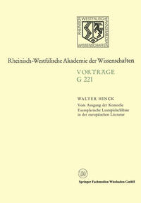 Vorderes Coverbild Vom Ausgang der Komödie Exemplarische Lustspielschlüsse in der europäischen Literatur