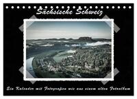 Vorderes Coverbild Sächsische Schweiz (Tischkalender 2025 DIN A5 quer), CALVENDO Monatskalender