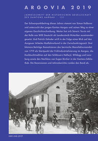 Vorderes Coverbild Argovia 2019