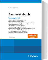 Vorderes Coverbild Baugesetzbuch