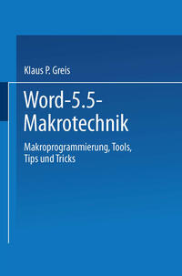 Vorderes Coverbild Word 5.5 Makrotechnik