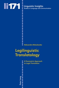 Vorderes Coverbild Legilinguistic Translatology