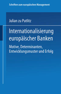 Vorderes Coverbild Internationalisierung europäischer Banken