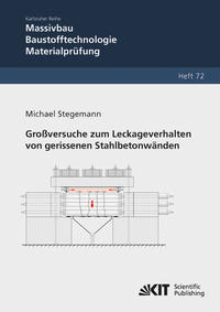 Vorderes Coverbild Großversuche zum Leckageverhalten von gerissenen Stahlbetonwänden