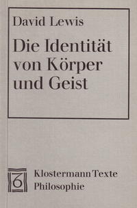 Vorderes Coverbild Die Identität von Körper und Geist