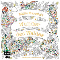 Vorderes Coverbild Millie Marotta's Wunder des Waldes – Die schönsten Ausmal-Abenteuer