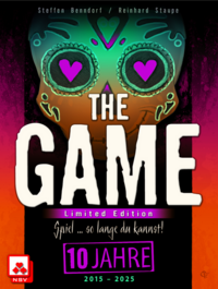 Vorderes Coverbild THE GAME - 10 JAHRE - Spiel so lange du kannst (Limited Edition)