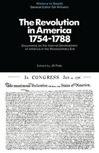 Vorderes Coverbild The Revolution in America 1754–1788