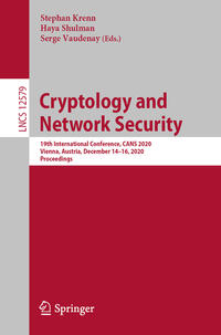 Vorderes Coverbild Cryptology and Network Security