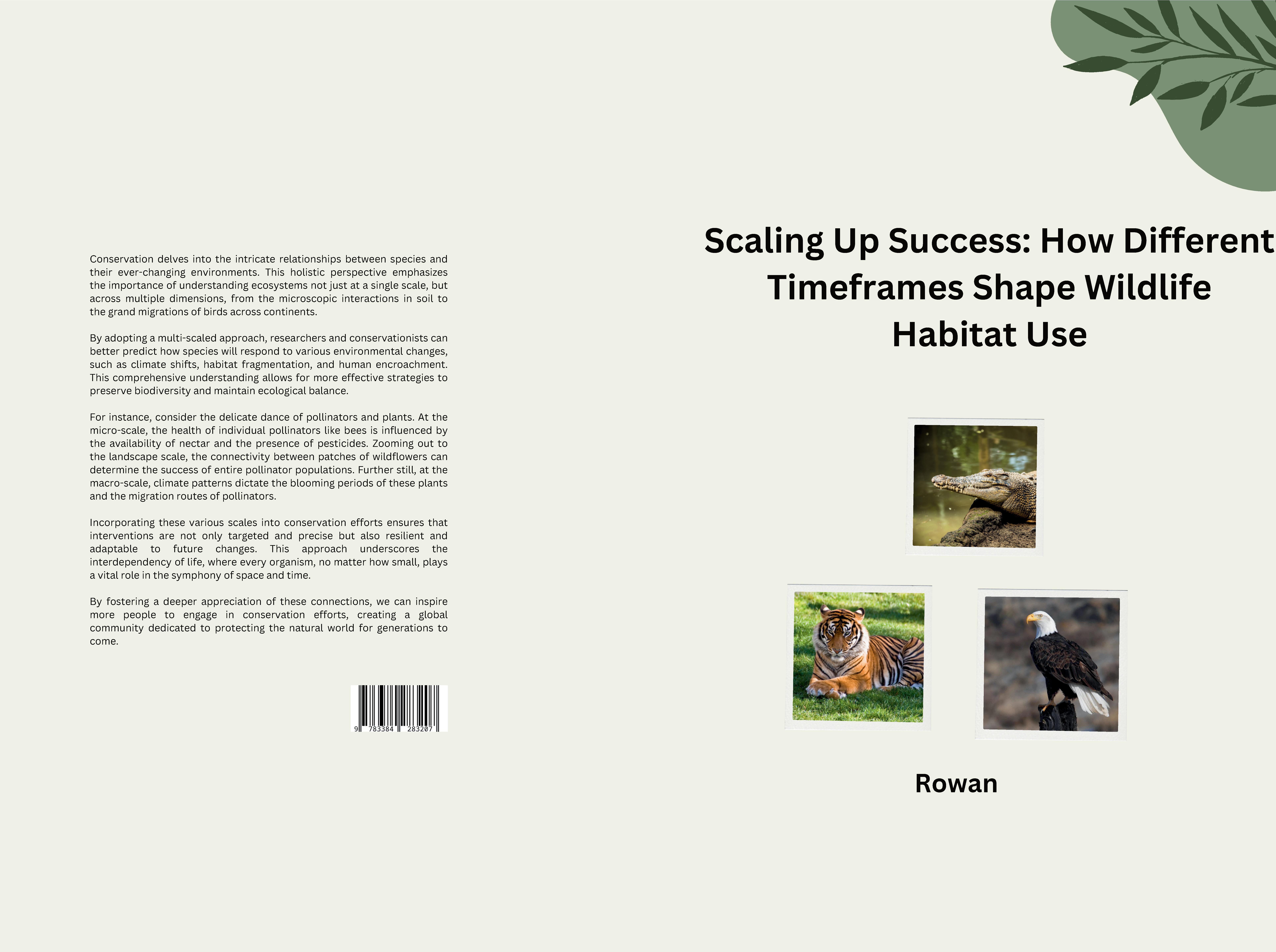 Gesamtes Coverbild Scaling Up Success: How Different Timeframes Shape Wildlife Habitat Use