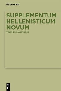 Vorderes Coverbild Supplementum Hellenisticum Novum