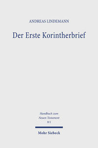 Vorderes Coverbild Der Erste Korintherbrief