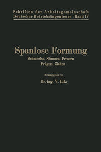 Vorderes Coverbild Spanlose Formung