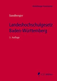 Vorderes Coverbild Landeshochschulgesetz Baden-Württemberg