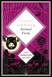 Vorderes Coverbild Animal Farm by George Orwell. English Edition