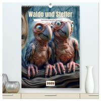 Vorderes Coverbild Waldo und Stefler (hochwertiger Premium Wandkalender 2025 DIN A2 hoch), Kunstdruck in Hochglanz