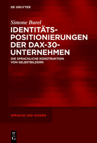 Vorderes Coverbild Identitätspositionierungen der DAX-30-Unternehmen