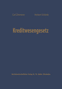 Vorderes Coverbild Kreditwesengesetz