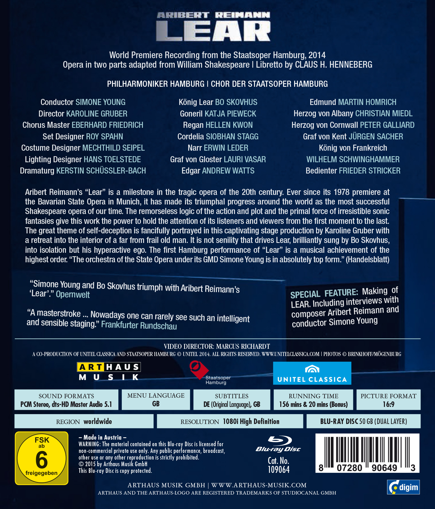 Rückseitencover Lear