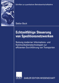 Vorderes Coverbild Echtzeitfähige Steuerung von Speditionsnetzwerken