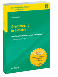 Vorderes Coverbild Dienstrecht in Hessen