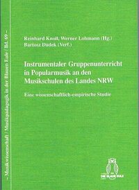 Vorderes Coverbild Instrumentaler Gruppenunterricht in Popularmusik an den Musikschulen des Landes NRW