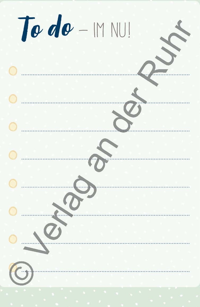 Beispielinhalt (Bild) Meine To-do-Haftnotizen