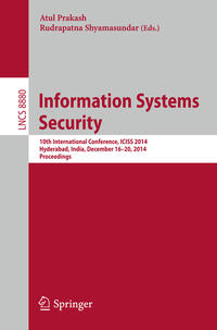 Vorderes Coverbild Information Systems Security