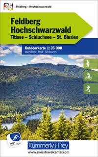 Vorderes Coverbild Kümmerly+Frey Outdoorkarte Deutschland 26 Feldberg, Hochschwarzwald 1:35.000